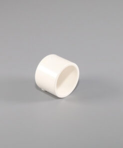 Einddop, 25mm ABS Wit