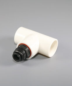 T-stuk capillair 25 naar 10mm ABS Wit