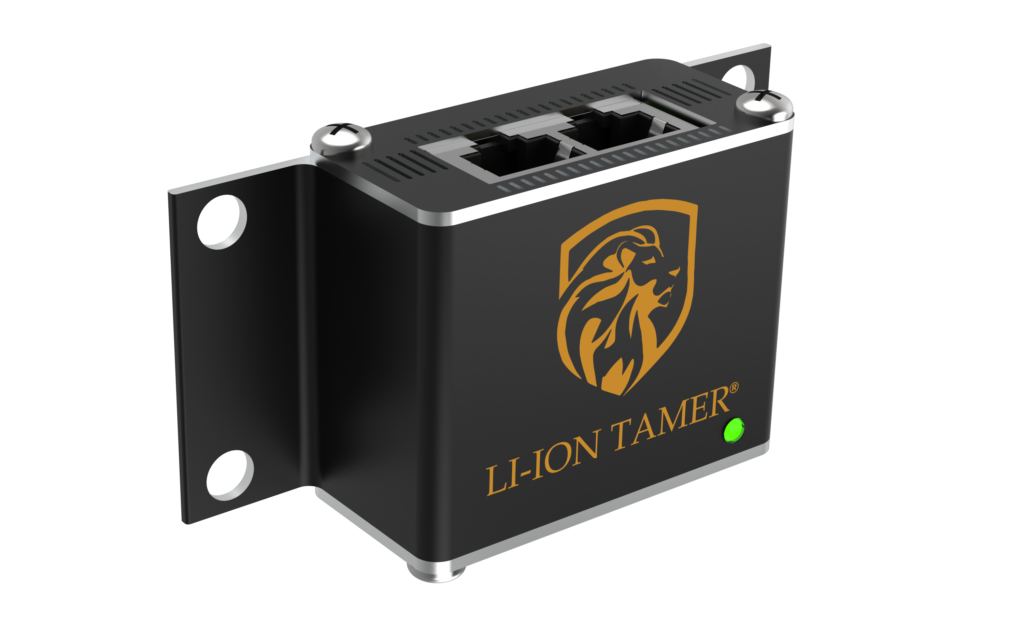 Li-ion Tamer sensor voor het detecteren van batterijbranden