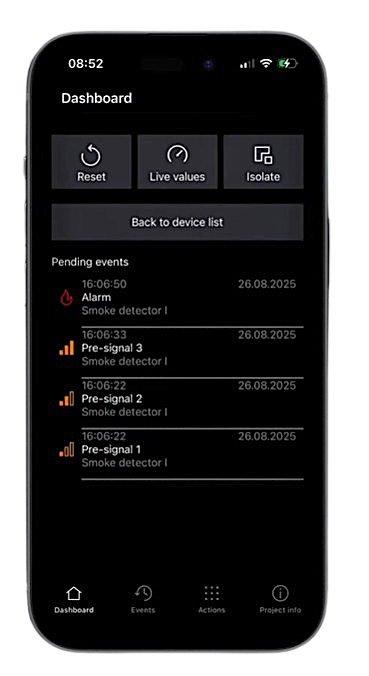 Securiton ASD 2000 App
